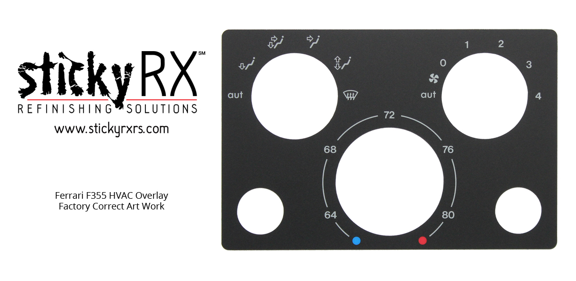 Sticky RX Refinishing Solutions_Ferrari_355_HVAC_Overlay