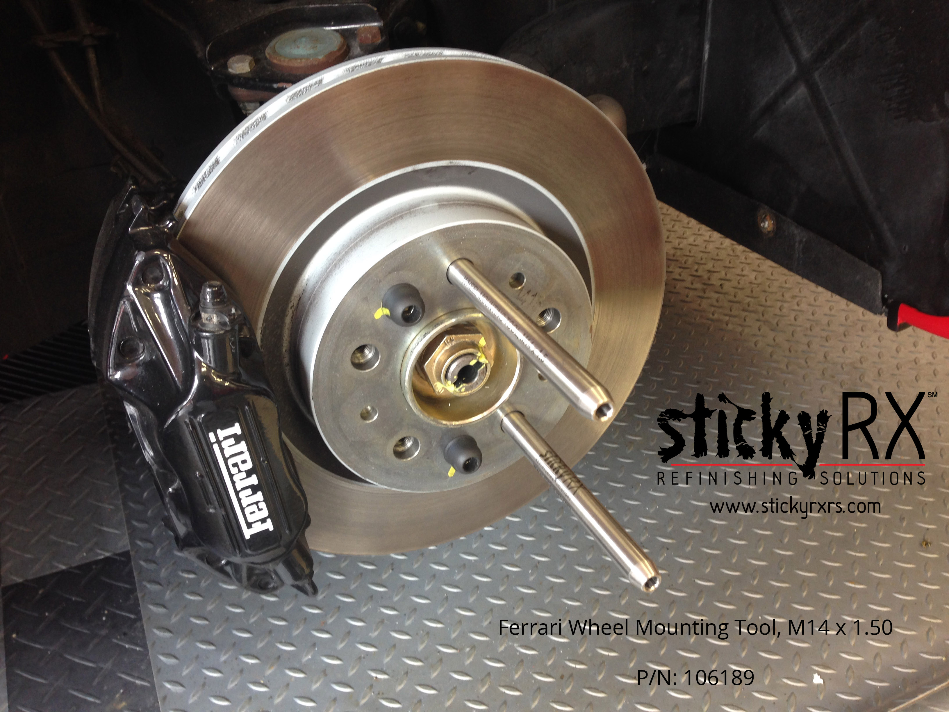 Sticky RX Refinishing Solutions Ferrari Wheel Mounting Tool 05